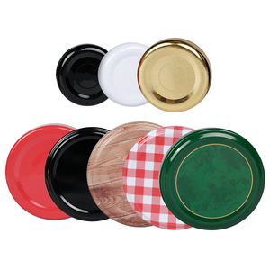 Phổ Biến 48Mm 53Mm 58Mm 63Mm 70Mm 82Mm Thủy Tinh Mật Ong Jar Kim Loại <span class=keywords><strong>Tinplate</strong></span> Lug Nắp - Product Image 4