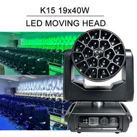 FEIYUEYUE K15 19x40W LED RGBW yeux d'abeille tête mobile scène lumière Zoom lavage pour mariage fête Bar Concert théâtre Club