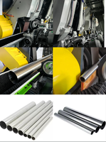 Machine de polissage automatique à 6 têtes pour tubes en acier inoxydable à surface miroir