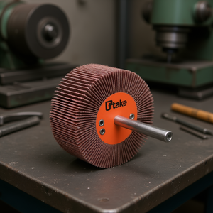 Disque à lamelles abrasif Ttake 25x20 mm, tige de 6 mm, grain 120, pour le meulage - Product Image 3