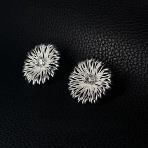 Flower <b>Stud</b> <b>Earrings</b> Tibetan Silver <b>Crystal</b> Rhinestone Claw Setting Women's Party Fashion Jewelry - Product Image 2