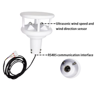 Anemómetro Ultrasónico Robusto y Confiable con Certificación CE RoHS RS485 SDI12 para Medición de Viento, Meteorología, Aviación y Marítima