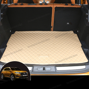 Tapis de coffre en cuir pour Citroën <span class=keywords><strong>DS7</strong></span> <span class=keywords><strong>2018</strong></span> 2019 2020, accessoires intérieurs pour coffre <span class=keywords><strong>Crossback</strong></span> - Product Image 6