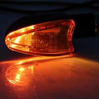 4 Pcs Universal Motorcycle Turn Signals Light Taillight Flexible 12LED Indicateurs Clignotants pour Honda MSX125 MT-09
