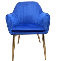 Chaise de salle à manger moderne en velours noir, violet, or, gris, bleu, vert, rouge, de luxe, pour salon ou salle à manger
