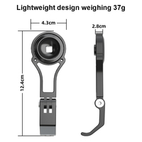 Support de téléphone pour vélo en alliage d'aluminium léger 37g, robuste, anodisé, sablé, support de téléphone pliable pour vélo, navigation