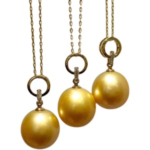 WENCHI Colgante de Plata S925 con Cuentas Redondas de 9-12mm, Accesorios de Perlas DIY, Base Vacía, Elegante y Moderno para Abrigos de Mujer 10660 China - Product Image 5