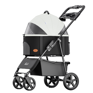 Latest Lightweight Luxury Pet Stroller Portable Comfortable Foldable Dog <b>Cat</b> Bag Detachable Pet Carrier <b>Cage</b> <b>for</b> Camping - Product Image 2
