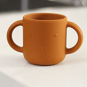 2025 bébé et enfant en bas âge tasse en silicone avec poignée Smoothie doux tasse ouverte pour l'apprentissage formation alimentation et Smoothie - Product Image 5