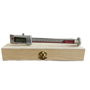 Calibrador <span class=keywords><strong>Digital</strong></span> <span class=keywords><strong>Vernier</strong></span> con Estructura de Acero Ignífugo, Medidor de Espesor de Revestimiento, Resolución de 0.1mm, Precisión de +/-0.01mm - Product Image 1