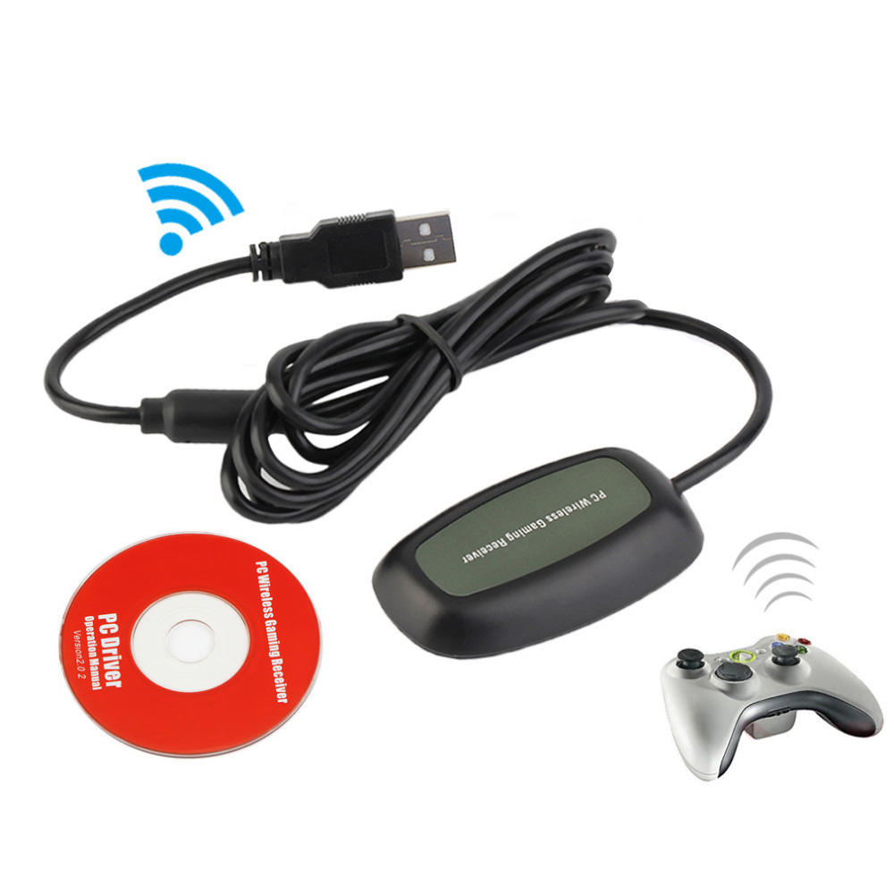 Xbox 360 Wireless Gaming Receiver for PC Black Adapter