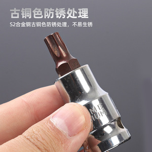 Embout hexagonal à poignée en T neutre, 1/2 pouces, chromé, pour réparation automobile industrielle - Product Image 3