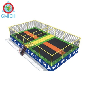 Equipo de patio de recreo para niños, trampolín de <span class=keywords><strong>fitness</strong></span> con asa y trampolines usados a la venta - Product Image 3