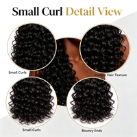 Perruque Lace Front Transparente 13x4 Bouclée Profonde 100% Cheveux Humains, Ligne de Cheveux Naturelle, Vente en Gros pour Femmes Noires