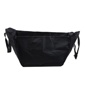 Sac de rangement pour voiture 60L, en tissu Oxford noir, à suspendre, pour l'organisation de l'intérieur de la voiture, les voyages et le shopping - Product Image 2