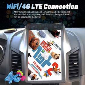 Reproductor Multimedia para Auto, Estéreo, Radio, Unidad Principal con Carplay, Wifi, 4G, 256GB, Android 13 para Ford Ranger F250 2015-2022, Pantalla Tesla - Product Image 3