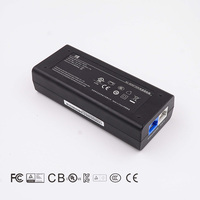 Injecteur PoE passif 24W 35W 90W 10/100/1000Mbps 19V 1.26A pour CPE de bureau, caméra IP, adaptateur d'alimentation PoE pour ordinateur et Ethernet