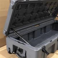Boîte de rangement robuste 110L, en plastique rigide rotomoulé, pour 4x4, montage sur galerie de toit, profil bas, couleur beige désert