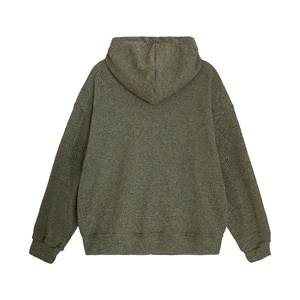 Veste <span class=keywords><strong>de</strong></span> <span class=keywords><strong>travail</strong></span> d'hiver vintage en toile délavée et lourde, doublée <span class=keywords><strong>de</strong></span> coton, avec fermeture éclair et capuche, pour chauffeur routier - Product Image 2