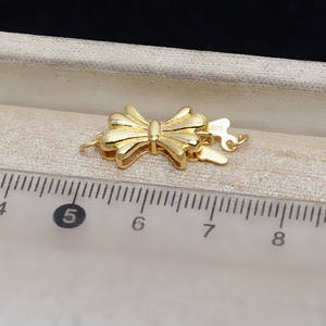 Collar de Plata S925 con Lazo, Pulsera, Cadena para Suéter, Accesorios de Joyería DIY, Hebilla de Inserción en Forma de V 5319 - Product Image 4