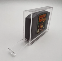 Vitrine acrylique pour cartouche de module de jeu N64 pour étui de protection en acrylique de collection