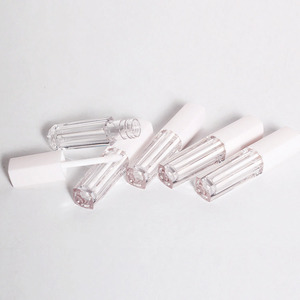 ที่กำหนดเองสแควร์ล้างสีขาวบริสุทธิ์ของเหลวลิปกลอหลอดที่มีแปรง - Product Image 6