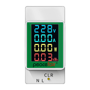 Monitor Digital de CA PZEM-008, Medidor de Energía Multifunción 4 en 1, Medidor de Voltaje, Corriente y Potencia en Tiempo Real, Pantalla a Color para Riel DIN L12 - Product Image 6