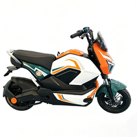Moto électrique de course puissante pour homme, fabriquée en Chine, avec pneus CKD SKD de 10/12 pouces, 1000/1500W, vitesse maximale de 55 km/h, homologuée EEC