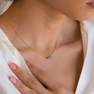 Collier pendentif en forme de cœur en argent sterling 925 plaqué or avec zircon, best-seller SPJ, pour femmes/unisexe, bijoux classiques - Product Image 4
