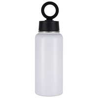 Nouvelle tasse isotherme en acier inoxydable de style spatial Amazon avec couvercle magnétique et support de téléphone, isolation sous vide (12-24 heures)