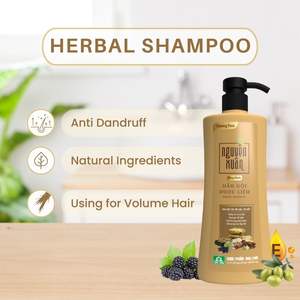 Nguyen Xuan Champú a base de hierbas para el cabello Tinte Color Anticaspa Suavizante Nutritivo Hidratante Control de aceite Fórmula 2 en 1 Promueve - Product Image 2