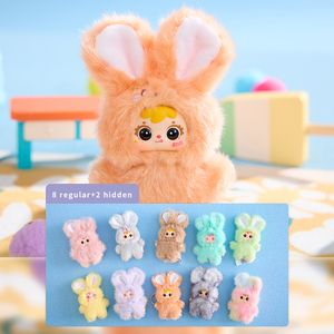 Mignon Samuel Mini Lapin en Peluche Boîte Mystère Surprise Porte-clés Sac Breloque Ornement Cadeau Anniversaire Noël Enfants Collectionneurs - Product Image 5