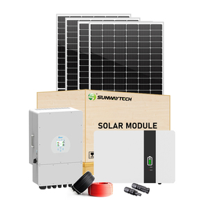 Hệ Thống Năng Lượng Mặt Trời 5kw 10kw 15kw Hỗn Hợp Hệ Thống 3 Pha Trina Tấm Năng Lượng Mặt Trời Biến Tần DEYE Cho Châu Âu - Product Image 6