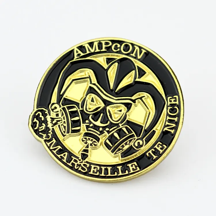 Custom Metal Badge Paint Pin Brooch Cartoon Anime Soft Enamel Lapel Badge Enamel Pin Manufacturer