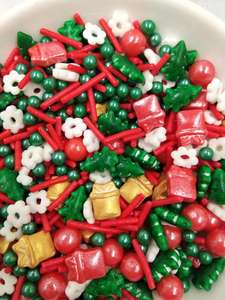 Nouvelles Décorations Comestibles pour Gâteaux de Noël, Fournitures de Décoration de Pâtisserie, Confettis Comestibles, Garniture de Bonbons - Product Image 2