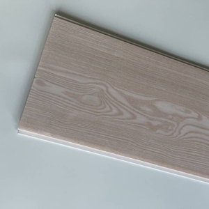 Di alta qualità PVC plance da soffitto vari stili 25 <span class=keywords><strong>cm</strong></span> di larghezza 7.5mm di <span class=keywords><strong>spessore</strong></span> bordo di legno impermeabile per il mercato Ecuador - Product Image 2