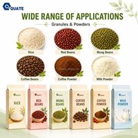 Système automatique de remplissage et de scellage sous film pour granulés et poudres, pour le conditionnement sous vide en briques de riz, céréales, haricots et café pour fabricants