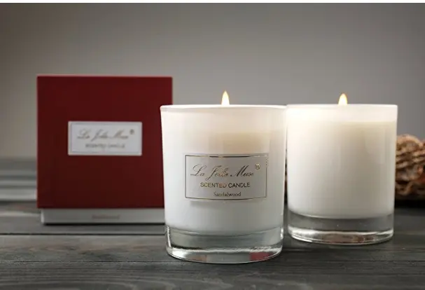 3 Wick Candle Personal isierte Luxus gläser Soja kerzen Duft kerze für Home Decoration Valentinstag