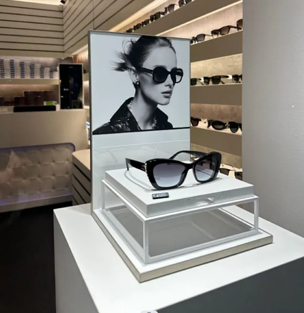 Good Quality Fair Acrylic Glasses Eyewear Sunglasses Eye Wear Display Stand Optical Shop Counter