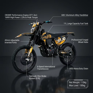 Nueva Motocicleta Todoterreno BNK de 300cc, 4 Tiempos, a Gasolina, ZS172FMM, 16kW, 6 Velocidades, para Adultos, Enduro, <span class=keywords><strong>Motocross</strong></span>, Carreras - Product Image 3