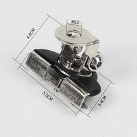 HJ Support universel de montage de barre lumineuse à LED pour voitures, berlines, camions, SUV, capot moteur, support de montage de lumière de travail, garantie 1 an