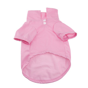 ملابس الحيوانات الأليفة بالجملة، قميص بولو ملون بسيط للكلاب لفصل الصيف - Product Image 5