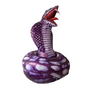 Светодиодная фиолетовая надувная Кобра, змеи питона для украшения мероприятий - Product Image 1