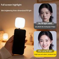 Lampe LED magnétique transfrontalière pour smartphone, portable, pliable et réglable, pour la photographie, l'embellissement des selfies et l'éclairage d'appoint pour le maquillage