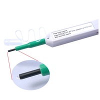 Nettoyeur de fibre optique en un clic, stylo de nettoyage de fibre SC, stylo de nettoyage de fibre optique avec 800 utilisations pour les connecteurs SC/ST/FC de 2,5 mm