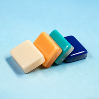 Jeu de Mahjong Solide et Écologique en Résine, pour Fêtes et Cocktails, Collection de Jeux de Mahjong