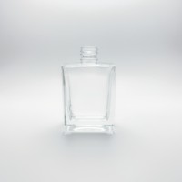 Vente en gros 55ml bouteille diffuseur roseau carré vide bouteille diffuseur d'arôme en verre avec couvercles