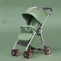 Poussette bébé légère et pliable, chariot de transport portable certifié EN1888, prix d'usine