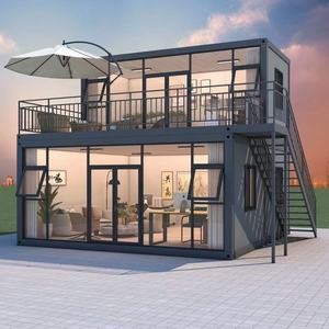 Case Modulari Prefabbricate di Buona Qualità a Prezzo Conveniente Casa Container con Vetro per Esterni - Product Image 1