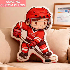 Funda de Almohada Personalizada <span class=keywords><strong>Vograce</strong></span> con Forma Troquelada de Doble Cara, Funda de Almohada de Felpa de Algodón PP con Logotipo de Anime, Almohada Cuadrada para Abrazar - Product Image 6